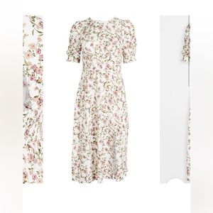 re:named Allete Floral Midi Dress size Small